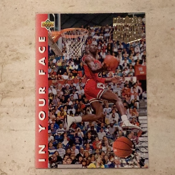 Michael Jordan 1992-93 Upper Deck 453 Champ Basketball Card NBA #453 1992 - Picture 4 of 4